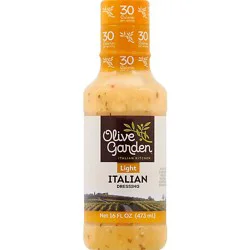 Olive Garden Dressing Restaurant Recipe Light Italian - 16 Fl. Oz.