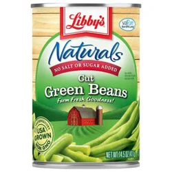 Libbys Naturals Beans Green Cut - 14.5 Oz