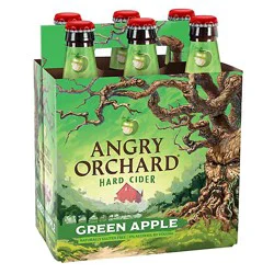 Angry Orchard Hard Cider Green Apple Bottles - 6-12 Fl. Oz.