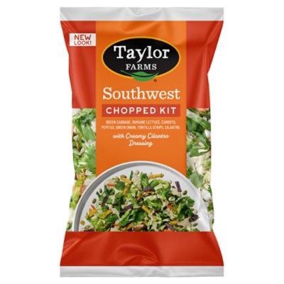 slide 1 of 1, Taylor Farms Southwest Chopped Salad Kit - 12.6 Oz, 12.6 oz