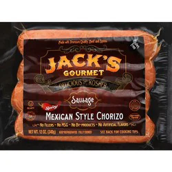 Jacks Mexican Spicy Chorizo - 12 Oz