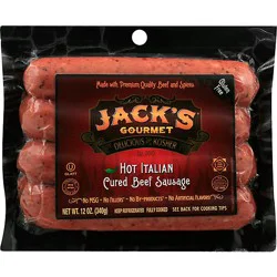 Jacks Italian Hot Sausage - 12 Oz