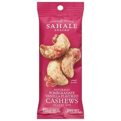 Sahale Snacks Cashews Pomegranate Vanilla Flavored Natural Glazed Mix - 1.5 Oz