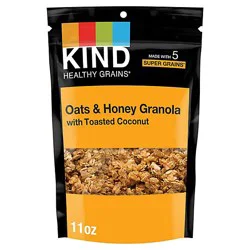 Kind Healthy Grains Oats & Honey With Toasted Coconut Granola - 11 Oz