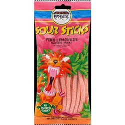 Paskesz Candy Sour Stick Pink Lemonade - 3.5 Oz