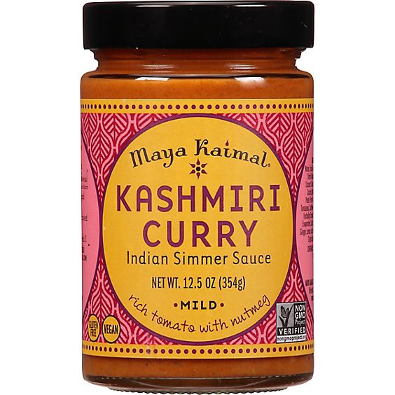 slide 1 of 1, Maya Kaimal All Natural Kashmiri Curry Mild Indian Simmer Sauce - 12.5 Oz, 12.5 oz
