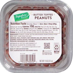 Signature Farms Butter Toffee Peanuts - 11 Oz