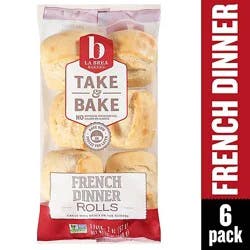 La Brea Bakery Take & Bake French Bread Dinner Rolls 6 Count - 2 Oz