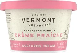 Vermont Creamery Cultured Cream French Style Madagascar Vanilla - 8 Oz