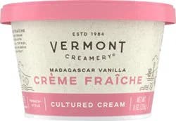 Vermont Creamery Cultured Cream French Style Madagascar Vanilla - 8 Oz