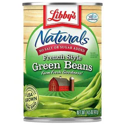 Libbys Naturals Green Beans French Style - 14.5 Oz