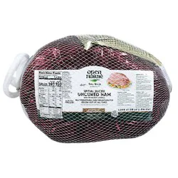 Open Nature Ham Spiral Sliced Seasoned Uncured Semi Boneless - 8.00 Lb
