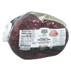 Open Nature Ham Spiral Sliced Seasoned Uncured Semi Boneless - 8.00 Lb