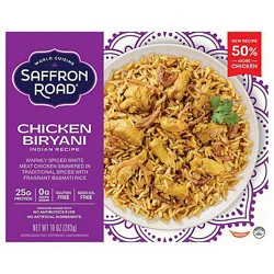 Saffron Road Chicken Biryani Gluten Free Indian Frozen Meal - 10 Oz