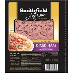Smithfield Anytime Favorites Diced Ham - 8 Oz