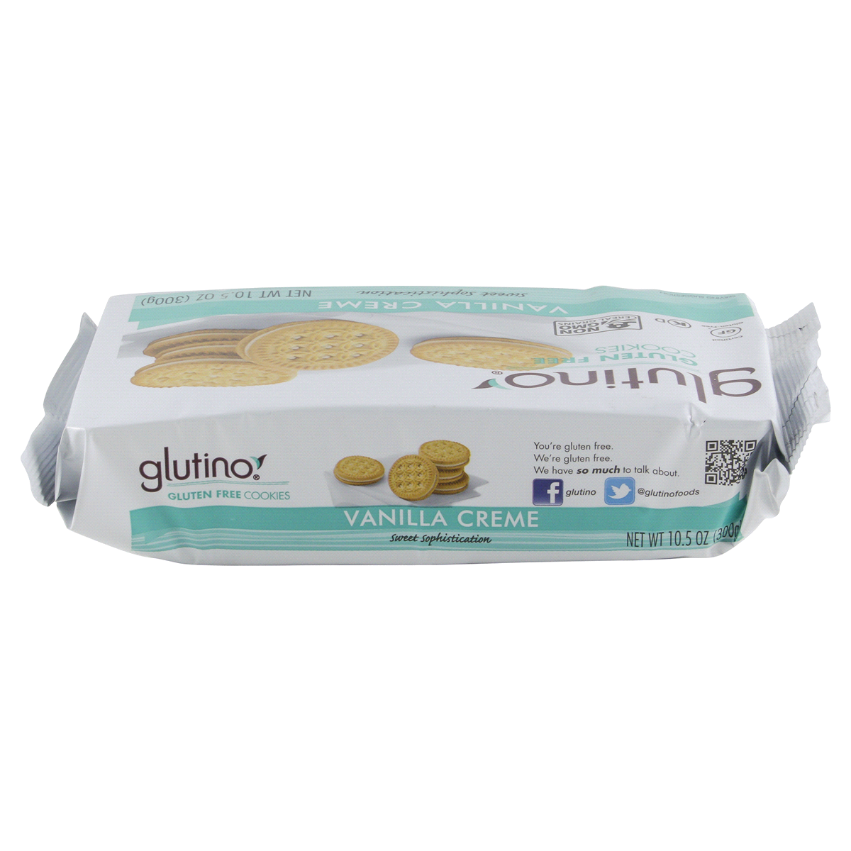 slide 3 of 3, Glutino Gluten Free Vanilla Creme Cookies 10.5 oz, 