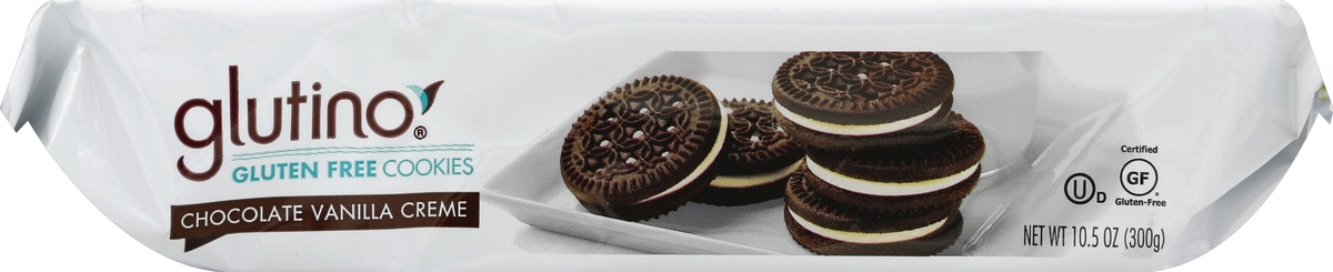 slide 2 of 5, Glutino Chocolate Vanilla Creme Gluten Free Dream Cookies, 10.6 oz
