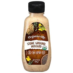 Organicville Organic Mustard Stone Ground Gluten Free - 12 Oz