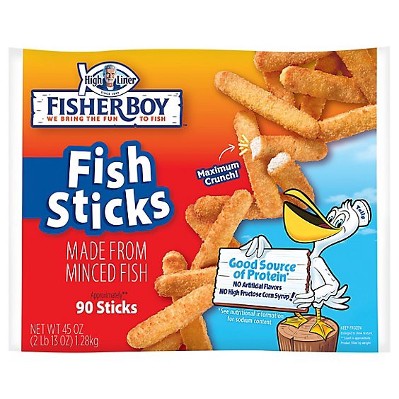 slide 1 of 1, Fisher Boy Fish Sticks Family Pack - 48 Oz, 45 oz