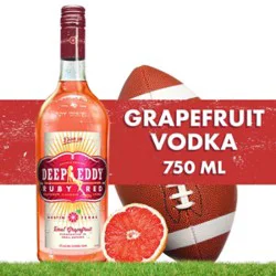Deep Eddy Vodka Ruby Red Grapefruit Flavored 70 Proof - 750 Ml
