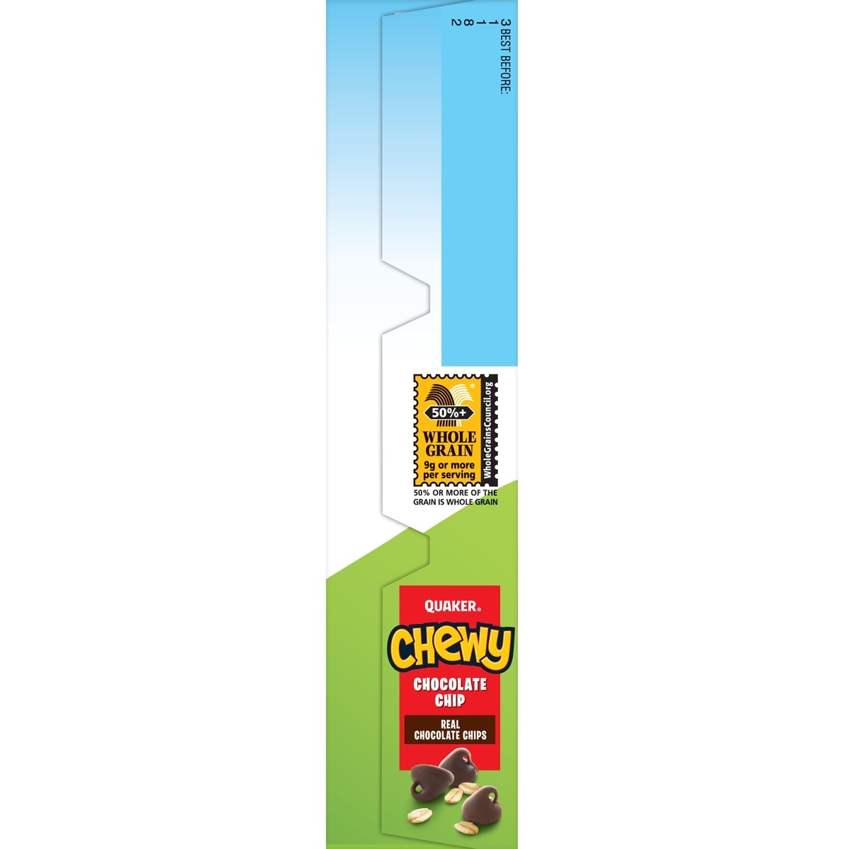 slide 4 of 6, Quaker Chocolate Chip Granola Cereal Or Fruit Bars, 8 ct; 0.64 oz