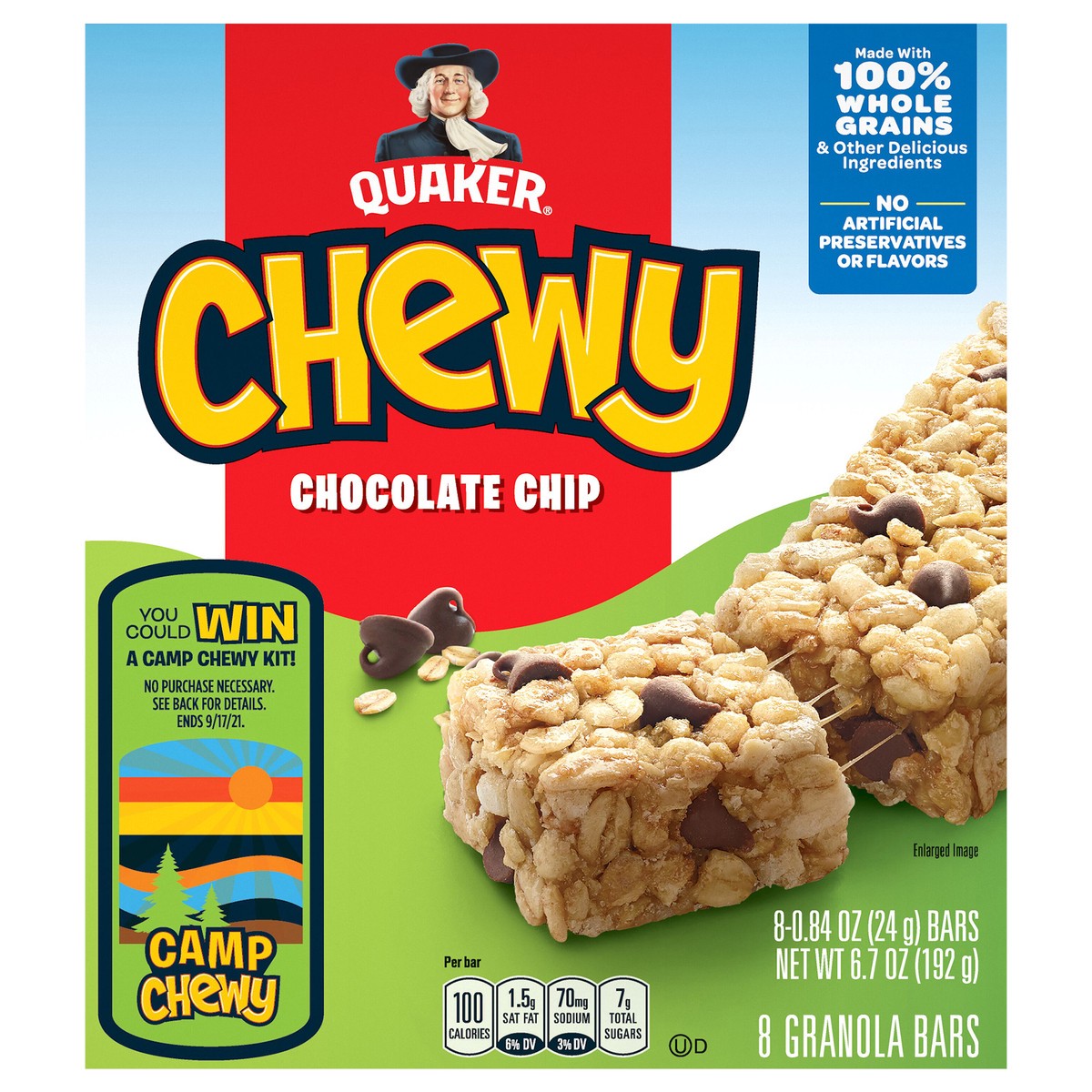 slide 1 of 6, Quaker Granola Bars, 8 ct