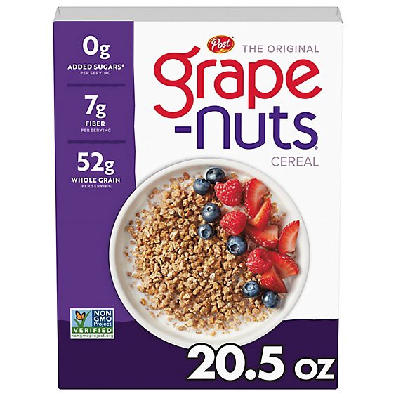slide 1 of 3, Post Grape-Nuts Original Low Fat Breakfast Cereal - 20.5 Oz, 20.5 oz