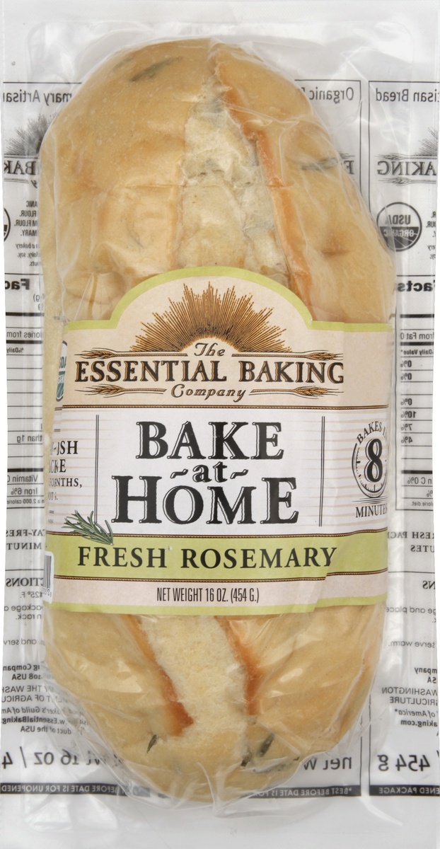 slide 3 of 5, Essential Baking Company Bread Artisan Bake At Home Fresh Rosemary, 16 oz