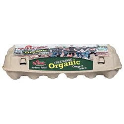 Wilcox Family Farms Organic Eggs Large Omega - 12 Count