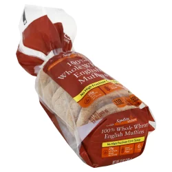 Signature S Sel English Muffins Whole Wheat