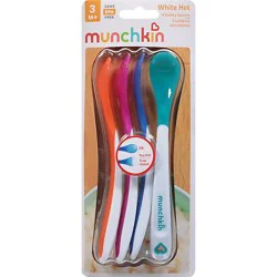 Munchkin Safety Spoons White Hot 3+ Months - 4 Package