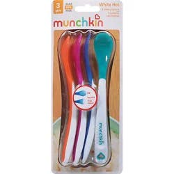 Munchkin Safety Spoons White Hot 3+ Months - 4 Package