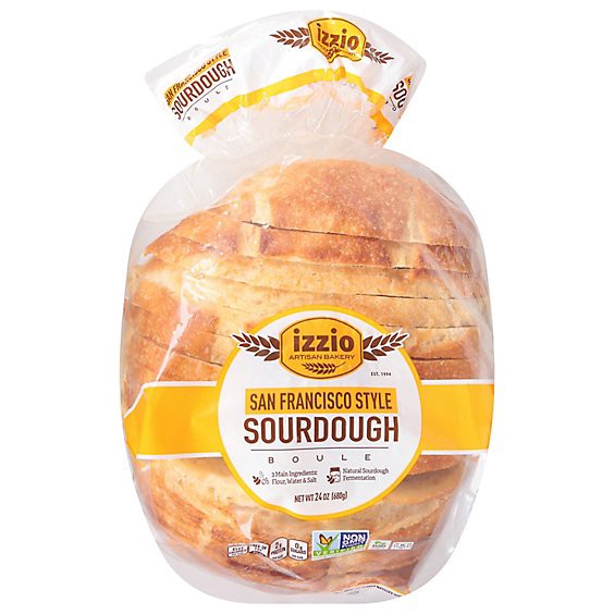 slide 1 of 1, Izzio San Francisco Style Sourdough Bread - 24 Oz., 24 oz
