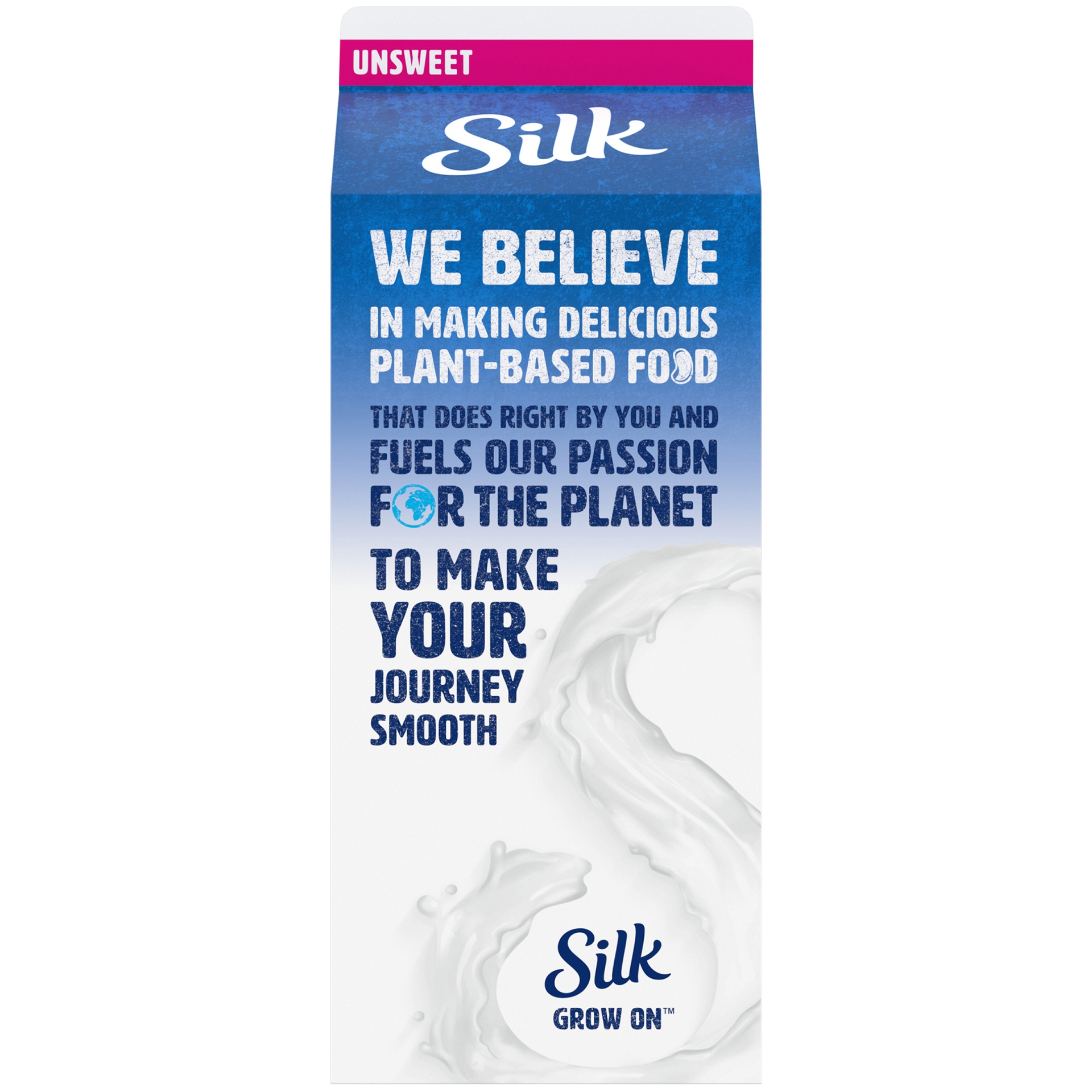 slide 2 of 8, Silk Almond Coconut Milk, Unsweet, Dairy Free, Gluten Free, Seriously Creamy Vegan Milk with 50% More Calcium than Dairy Milk, 64 FL OZ Half Gallon, 64 fl oz