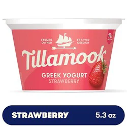 Tillamook Strawberry Greek Yogurt - 5.3 Oz