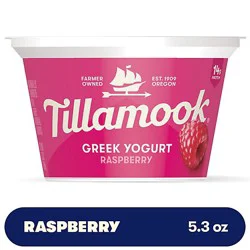 Tillamook Raspberry Greek Yogurt - 5.3 Oz