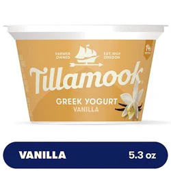 Tillamook Low Fat Old Fashioned Vanilla Greek Yogurt - 5.3 Oz