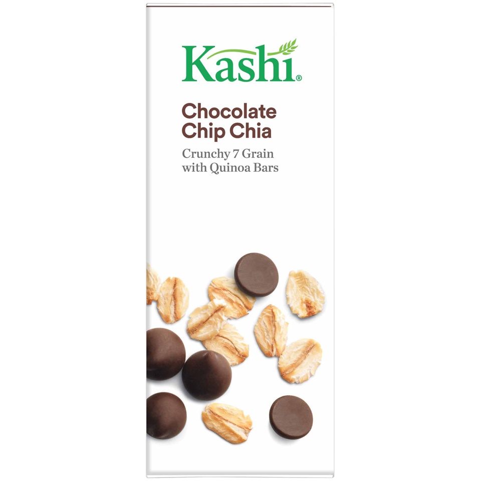 slide 2 of 5, Kashi Chocolate Chip Chia Crunchy Granola Bars, 7 oz