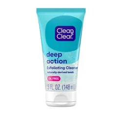 Clean & Clear Deep Action Exfoliating Oil Free Scrub - 5 Oz
