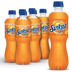 Sunkist Orange Soda Bottle - 6-16.9 Fl. Oz.