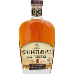 Whistle Pig Whiskey Straight Rye Aged 10 Years 100 Proof - 750 Ml