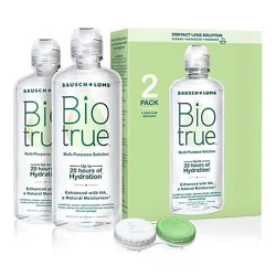 Biotrue Contact Lens Solution Multi-Purpose Lens Case Included Multipack - 2-10 Fl. Oz.