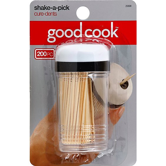 slide 1 of 1, Good Cook Shake-A-Pick Toothpick - 200 Count, 1 ct