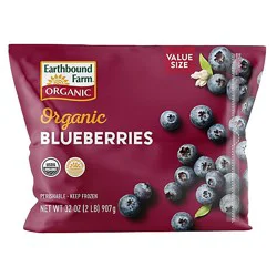 Earthbound Farm Organic Frozen Blueberries - 2 Lb