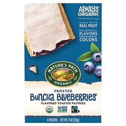 Nature's Path Organic Frosted Buncha Blueberries Toaster Pastries - 6 Count