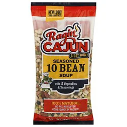 Ragin' Cajun Seasoned 10 Bean Soup - 16 Oz