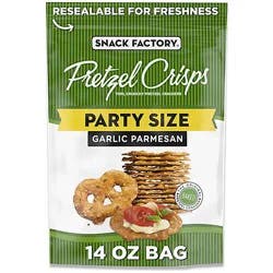 Snack Factory Garlic Parmesan Pretzel Crisps - 14 Oz