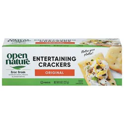 Open Nature Crackers Entertaining Original - 8 Oz
