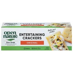 Open Nature Crackers Entertaining Original - 8 Oz