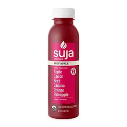 Suja Organic Beet Apple Cold Pressed Juice Drink Bottle - 12 Fl. Oz.